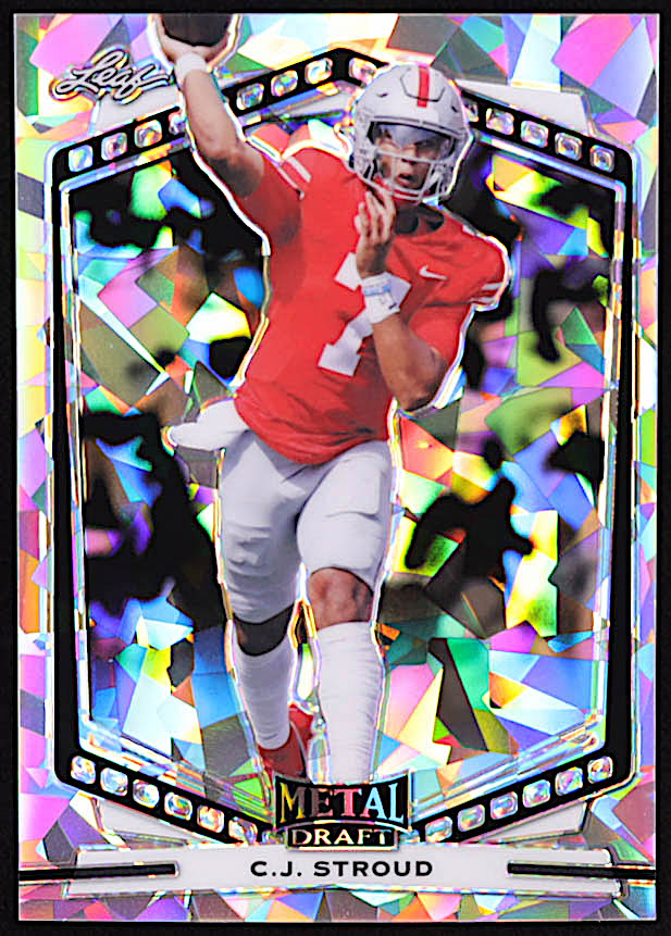 C.J. Stroud 2022 Leaf Draft and Prospects Metal Crystal #BCJS RC at PristineAuction.com C.J. Stroud 2022 Leaf Draft and Prospects Metal Crystal #BCJS RC at PristineAuction.com