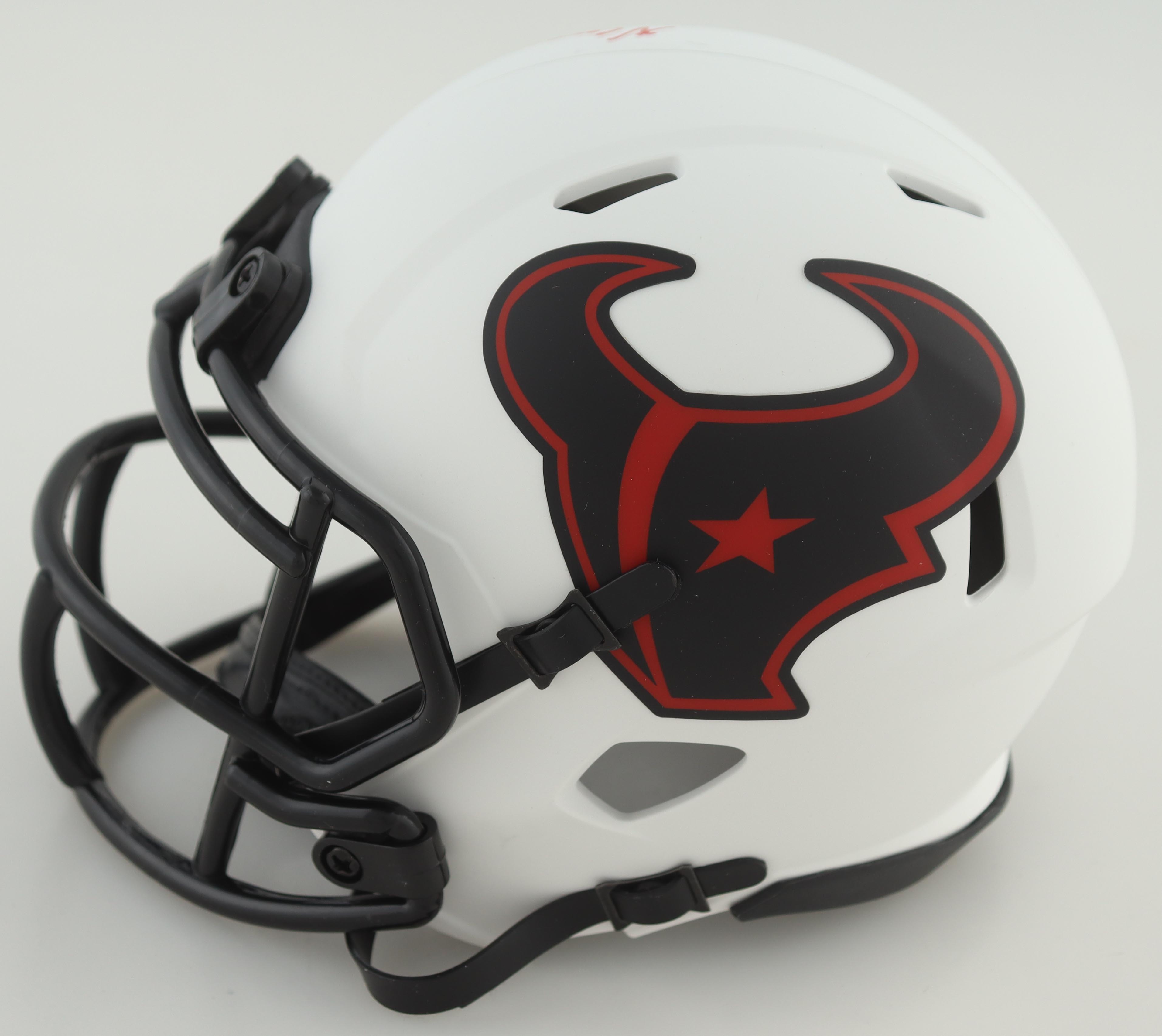 Nico Collins Signed Texans Lunar Eclipse Alternate Speed Mini Helmet (Beckett) at PristineAuction.com Nico Collins Signed Texans Lunar Eclipse Alternate Speed Mini Helmet (Beckett) at PristineAuction.com