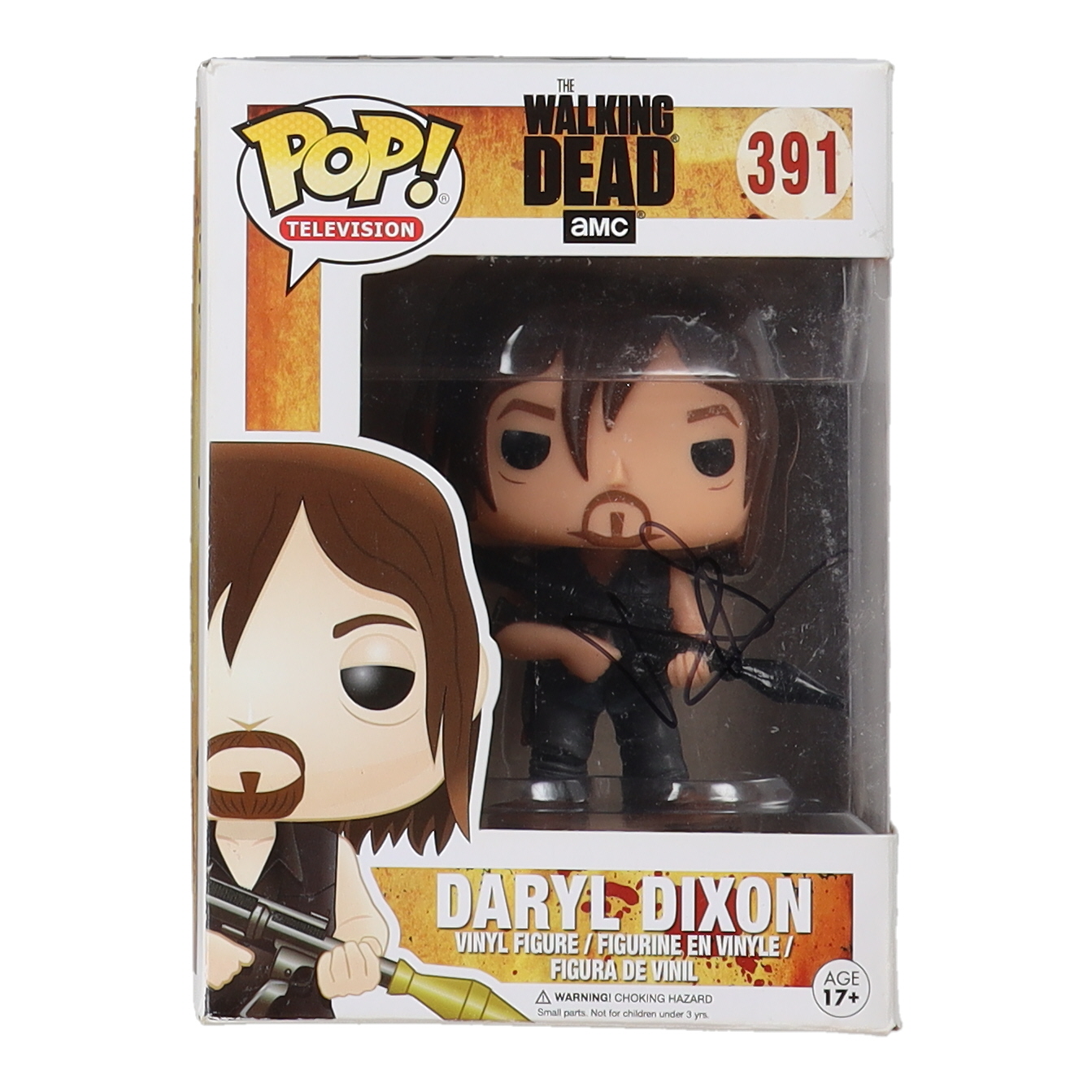 Norman Reedus Signed "The Walking Dead" #391 Daryl Dixon Funko Pop! Vinyl Figure (AutographCOA) at PristineAuction.com Norman Reedus Signed "The Walking Dead" #391 Daryl Dixon Funko Pop! Vinyl Figure (AutographCOA) at PristineAuction.com