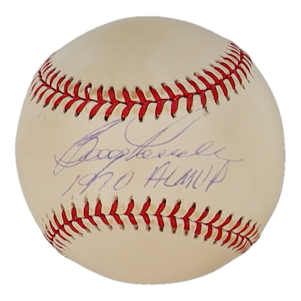 Boog Powell Signed OAL Baseball Inscribed "1970 ALMVP" (PSA) at PristineAuction.com Boog Powell Signed OAL Baseball Inscribed "1970 ALMVP" (PSA) at PristineAuction.com