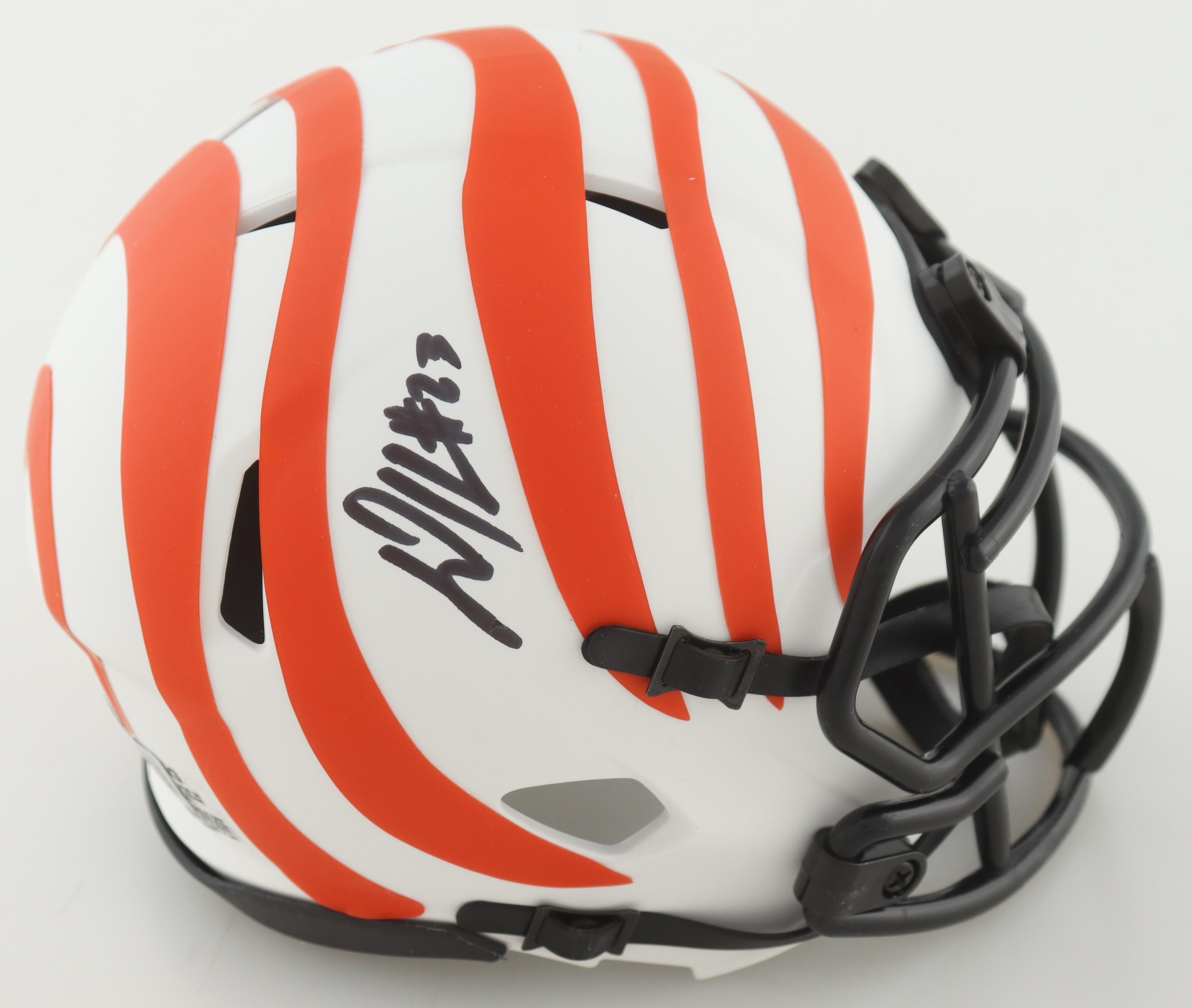 Daxton Hill Signed Bengals Lunar Eclipse Alternate Speed Mini Helmet (Beckett) at PristineAuction.com Daxton Hill Signed Bengals Lunar Eclipse Alternate Speed Mini Helmet (Beckett) at PristineAuction.com