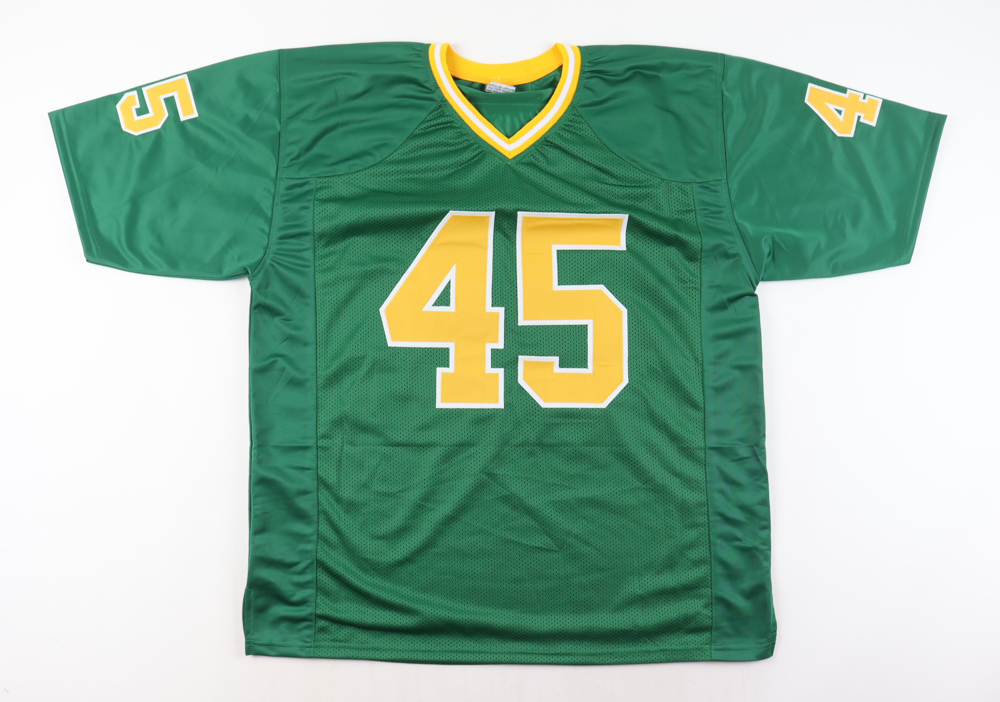 Rudy Ruettiger Signed Jersey Inscribed "Never Quit" (JSA) at PristineAuction.com Rudy Ruettiger Signed Jersey Inscribed "Never Quit" (JSA) at PristineAuction.com