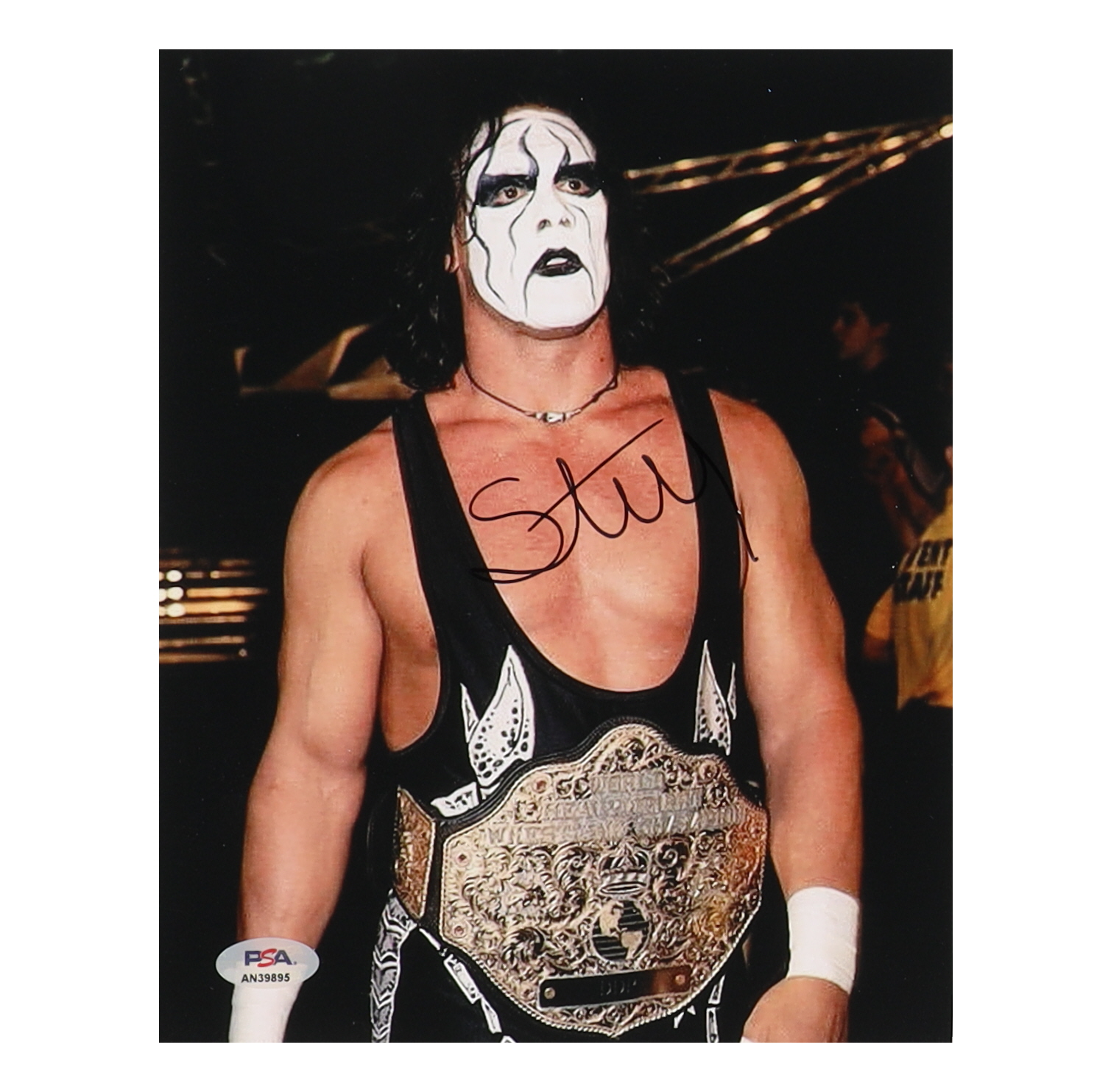 Sting Signed WWE 8x10 Photo (PSA) at PristineAuction.com Sting Signed WWE 8x10 Photo (PSA) at PristineAuction.com