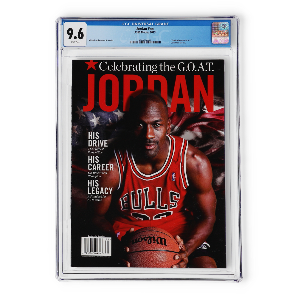 2023 Celebrating the G.O.A.T. Jordan #nn Magazine (CGC 9.6) | Pristine ...