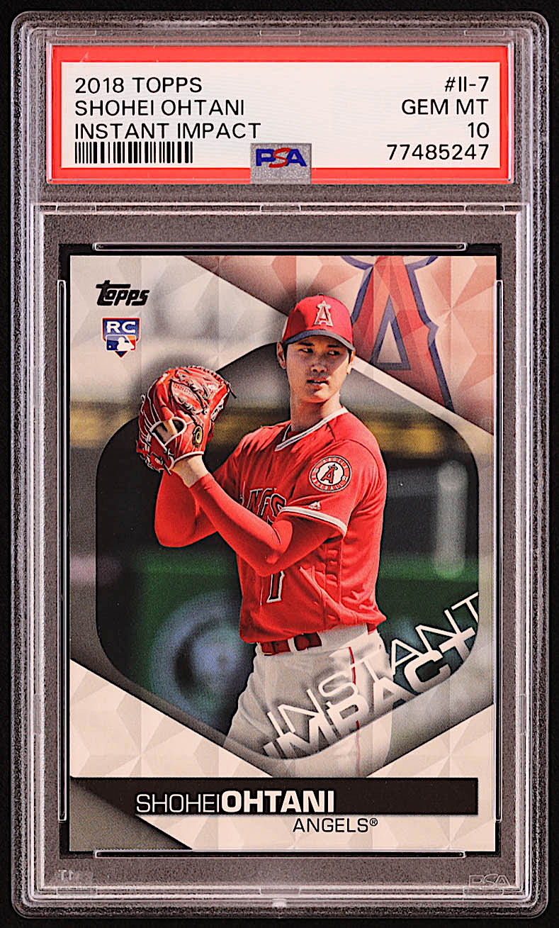Shohei Ohtani 2018 Topps Instant Impact #II7 RC (PSA 10) at PristineAuction.com Shohei Ohtani 2018 Topps Instant Impact #II7 RC (PSA 10) at PristineAuction.com
