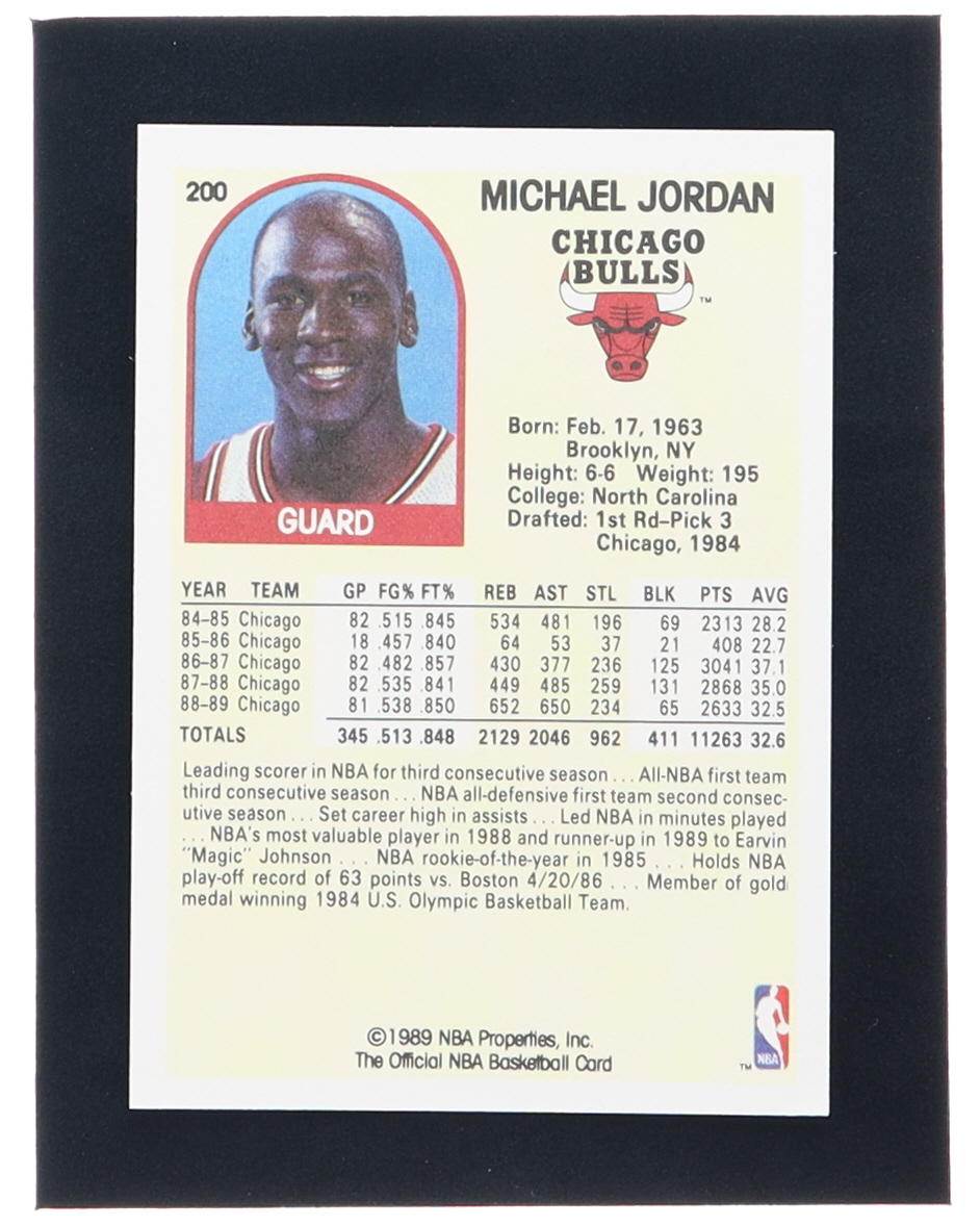 Michael Jordan 1989-90 Hoops #200 at PristineAuction.com Michael Jordan 1989-90 Hoops #200 at PristineAuction.com