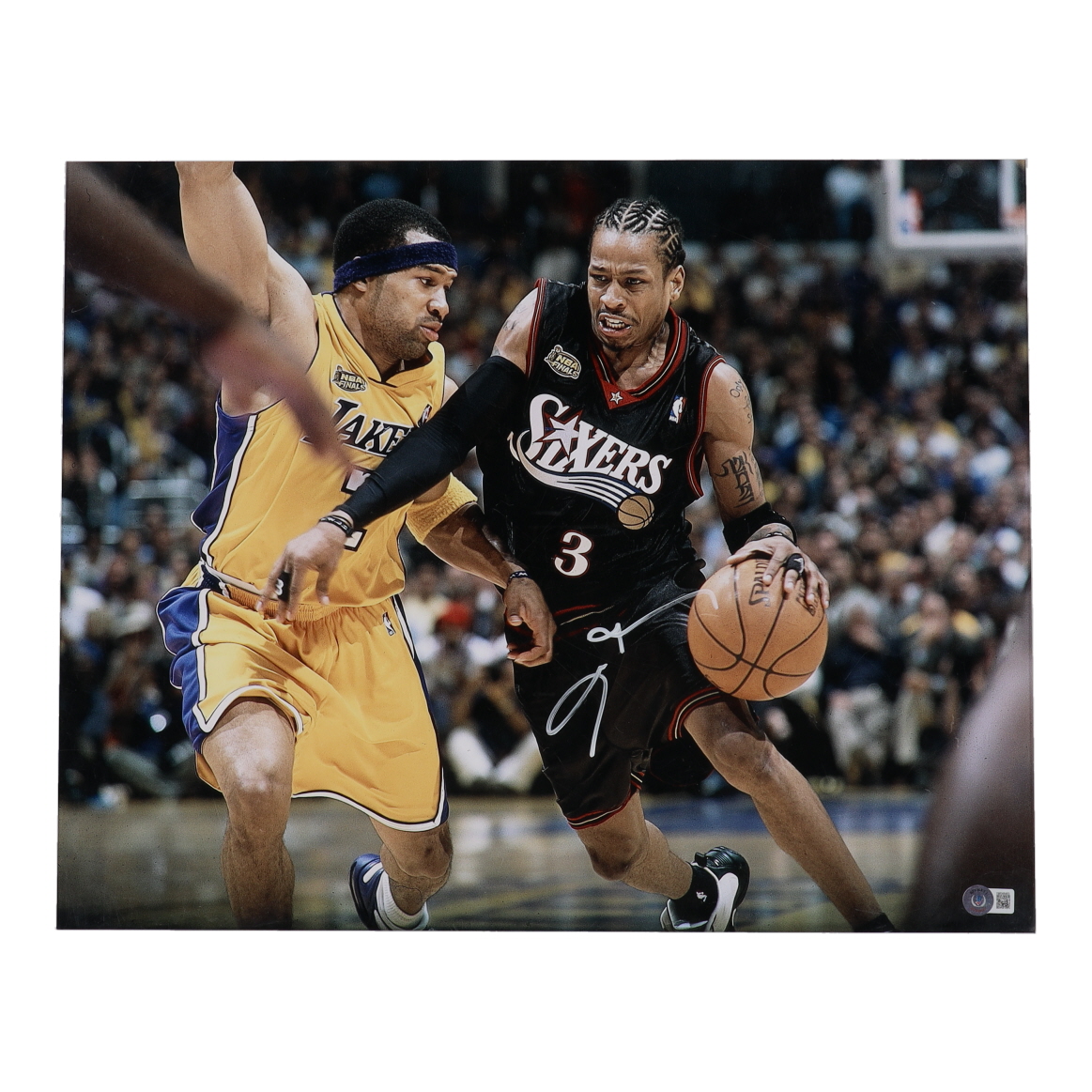 Allen Iverson Signed 76ers 16x20 Photo (Beckett) at PristineAuction.com Allen Iverson Signed 76ers 16x20 Photo (Beckett) at PristineAuction.com