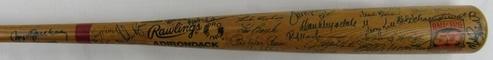 Baseball Hall of Famers & Stars Rawlings Baseball Bat Signed By (50+) with Nolan Ryan, Hank Aaron, Stan Musial, Sandy Koufax, Harmen Killebrew, Willie Mays (JSA) at PristineAuction.com Baseball Hall of Famers & Stars Rawlings Baseball Bat Signed By (50+) with Nolan Ryan, Hank Aaron, Stan Musial, Sandy Koufax, Harmen Killebrew, Willie Mays (JSA) at PristineAuction.com