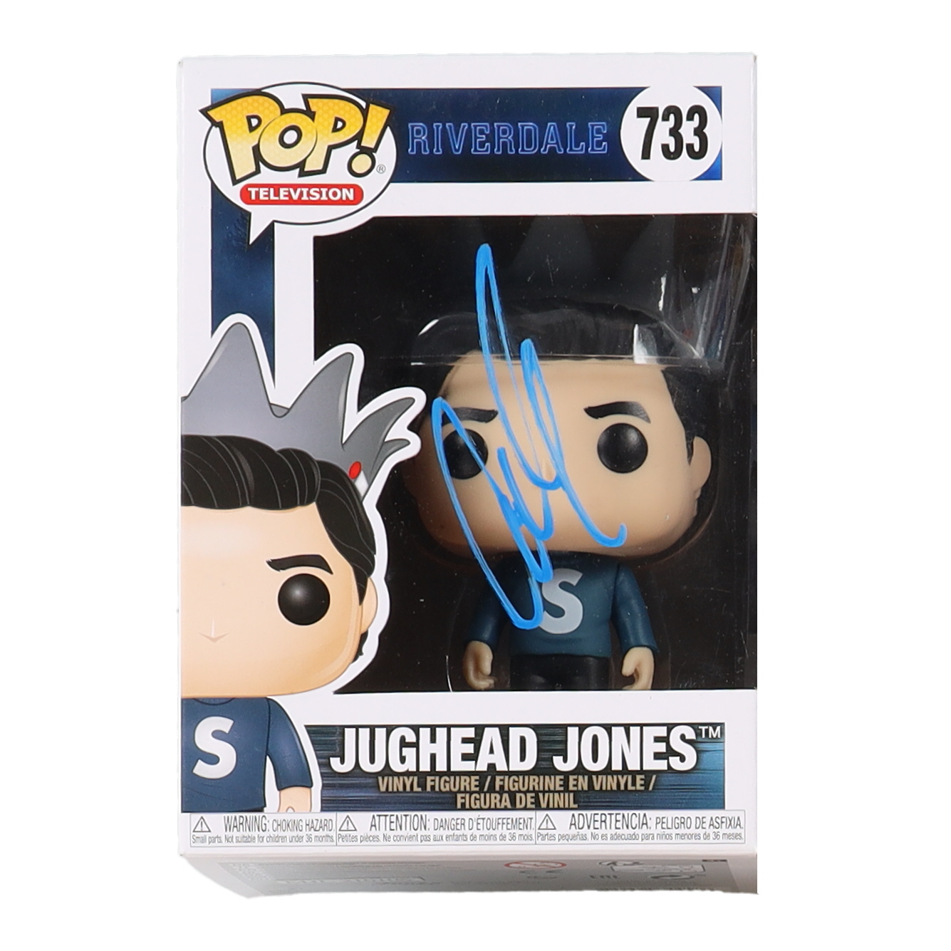 Cole Sprouse Signed "Riverdale" #733 Jughead Jones Funko Pop! Vinyl Figure (ACOA) at PristineAuction.com Cole Sprouse Signed "Riverdale" #733 Jughead Jones Funko Pop! Vinyl Figure (ACOA) at PristineAuction.com