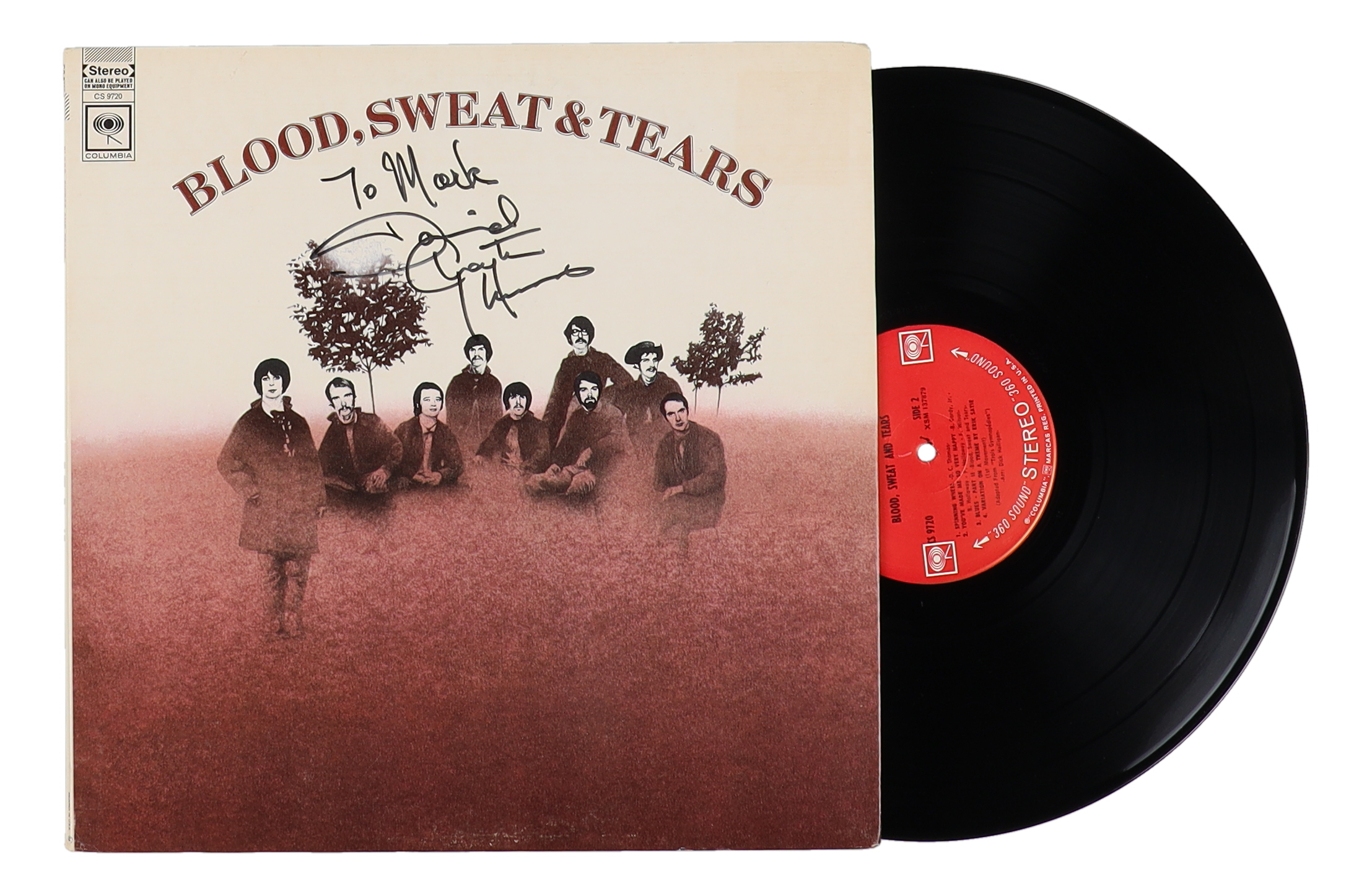 David Clayton Thomas Signed "Blood, Sweat And Tears" Vinyl Record Album (Beckett) at PristineAuction.com David Clayton Thomas Signed "Blood, Sweat And Tears" Vinyl Record Album (Beckett) at PristineAuction.com