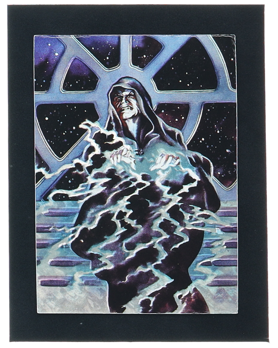 Emperor Palpatine 1996 Finest Star Wars Matrix #M3 at PristineAuction.com Emperor Palpatine 1996 Finest Star Wars Matrix #M3 at PristineAuction.com