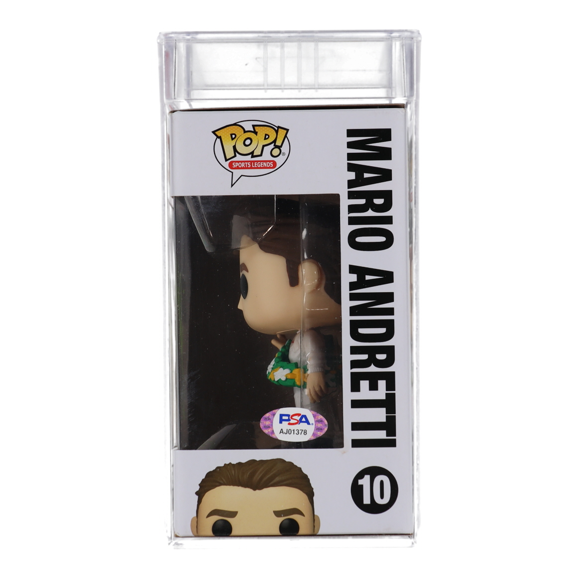 Mario Andretti Signed #10 Funko Pop! Vinyl Figure (PSA) at PristineAuction.com Mario Andretti Signed #10 Funko Pop! Vinyl Figure (PSA) at PristineAuction.com