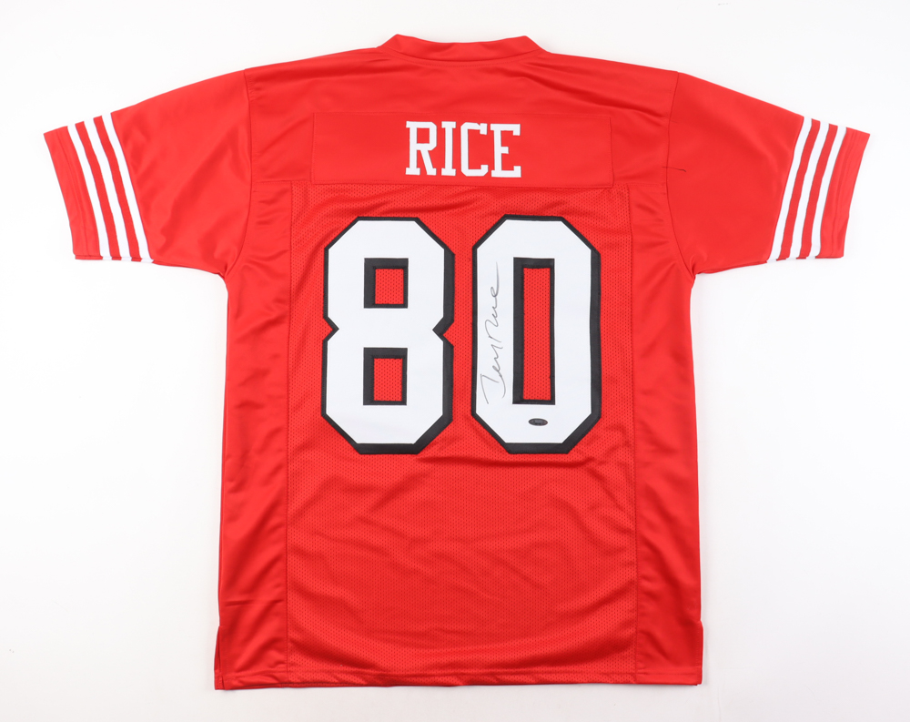 Jerry Rice Signed Jersey (TriStar) at PristineAuction.com Jerry Rice Signed Jersey (TriStar) at PristineAuction.com