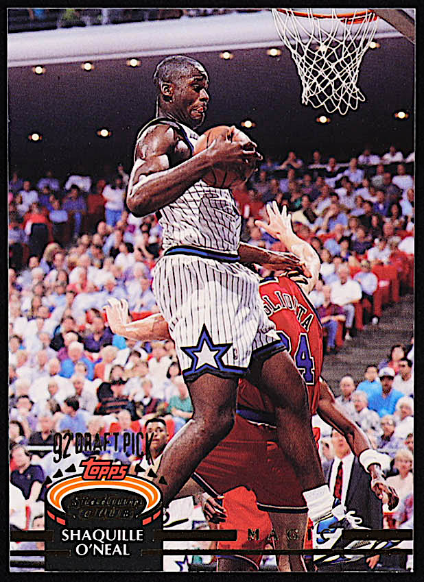 Shaquille O'Neal 1992-93 Stadium Club #247 RC at PristineAuction.com Shaquille O'Neal 1992-93 Stadium Club #247 RC at PristineAuction.com