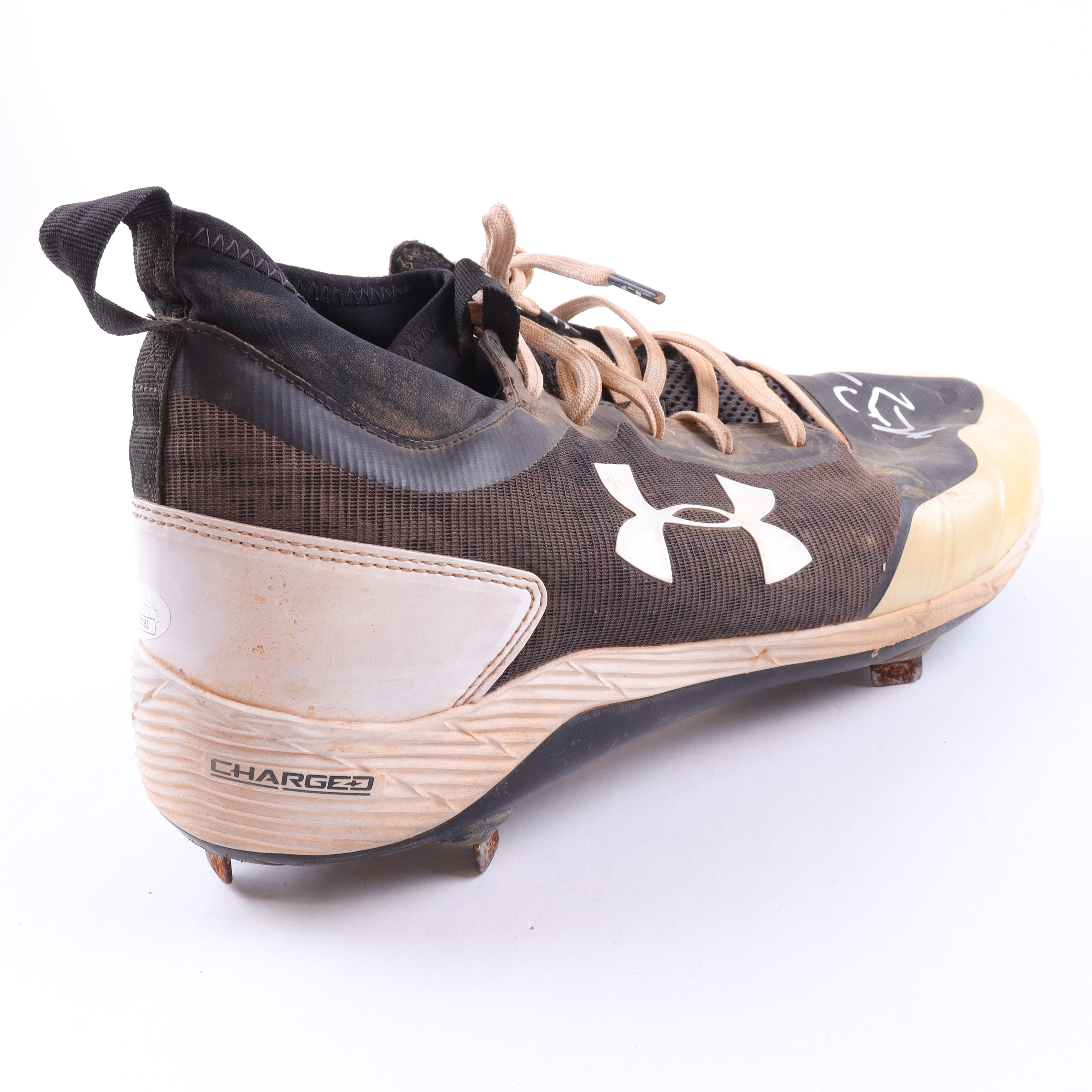 Mark Grace Signed Under Armour Game-Used Baseball Cleat (JSA) at PristineAuction.com Mark Grace Signed Under Armour Game-Used Baseball Cleat (JSA) at PristineAuction.com