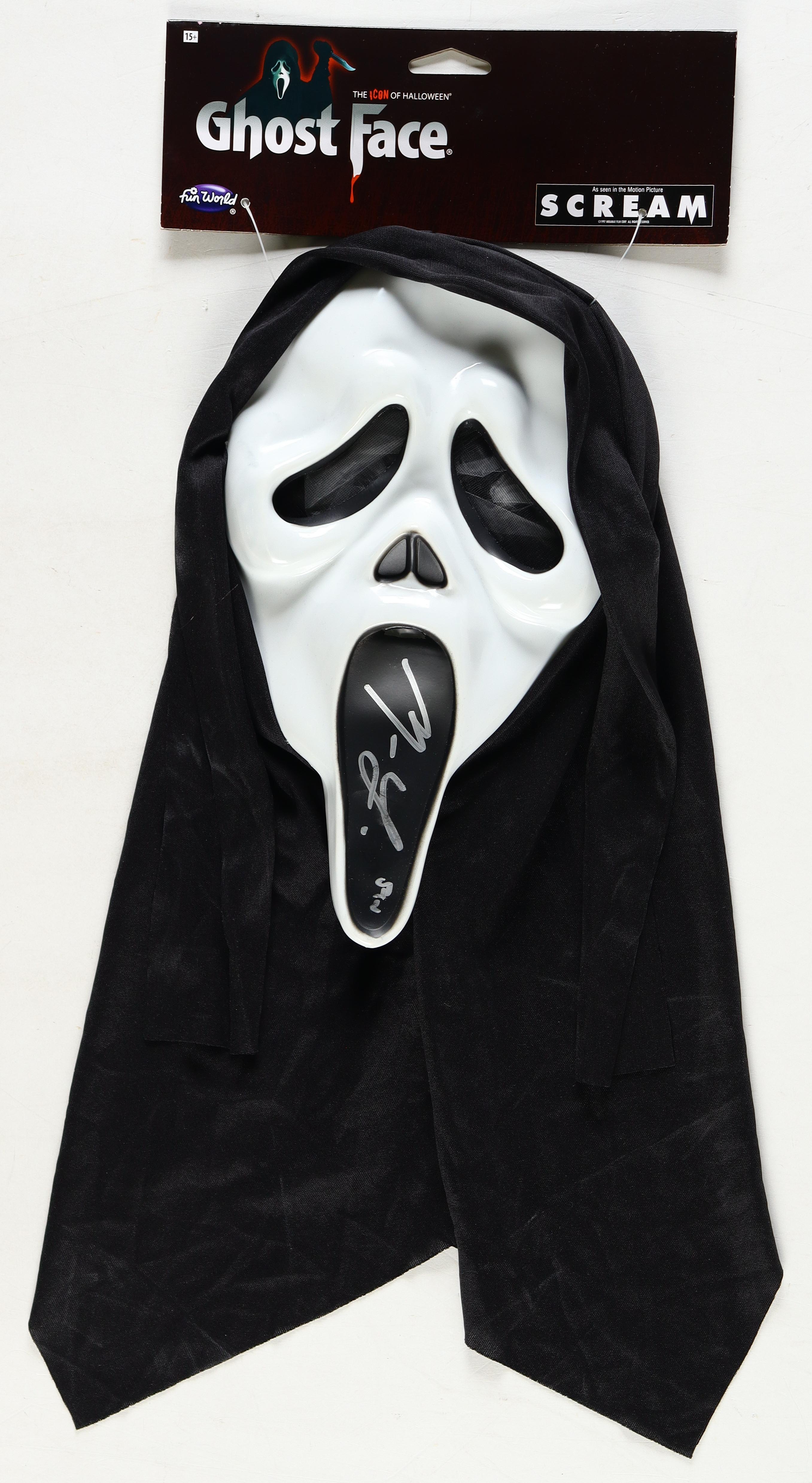 Matthew Lillard Signed "Scream" Ghostface Mask Inscribed "Stu" (JSA) at PristineAuction.com Matthew Lillard Signed "Scream" Ghostface Mask Inscribed "Stu" (JSA) at PristineAuction.com