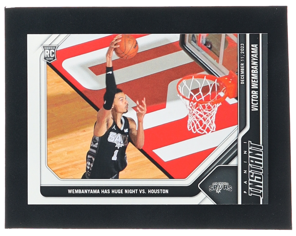 Victor Wembanyama 2023-24 Panini Instant #156 RC at PristineAuction.com Victor Wembanyama 2023-24 Panini Instant #156 RC at PristineAuction.com