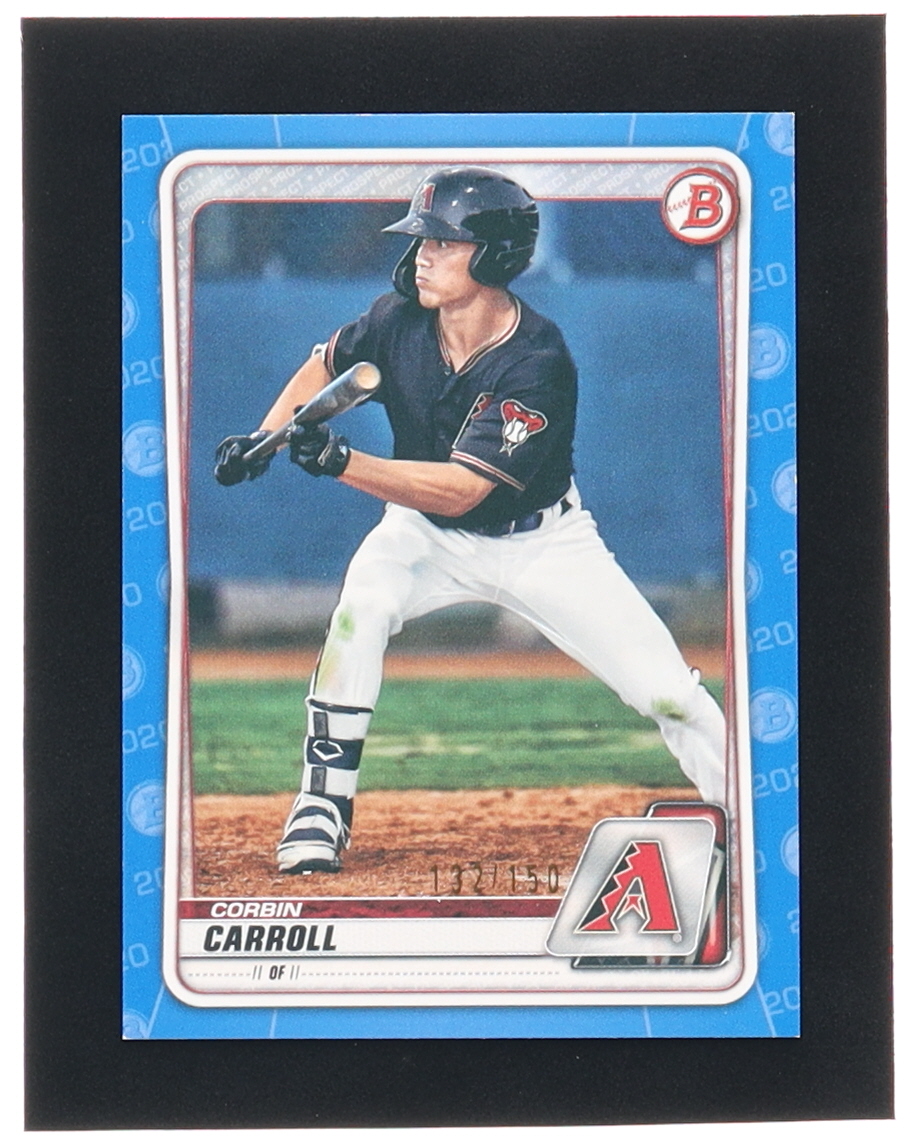 Corbin Carroll 2020 Bowman Draft Blue #BD114 RC #132/150 at PristineAuction.com Corbin Carroll 2020 Bowman Draft Blue #BD114 RC #132/150 at PristineAuction.com