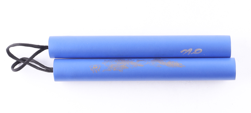 Nick Diaz Signed Foam Rubber Training Nunchucks (JSA) at PristineAuction.com Nick Diaz Signed Foam Rubber Training Nunchucks (JSA) at PristineAuction.com