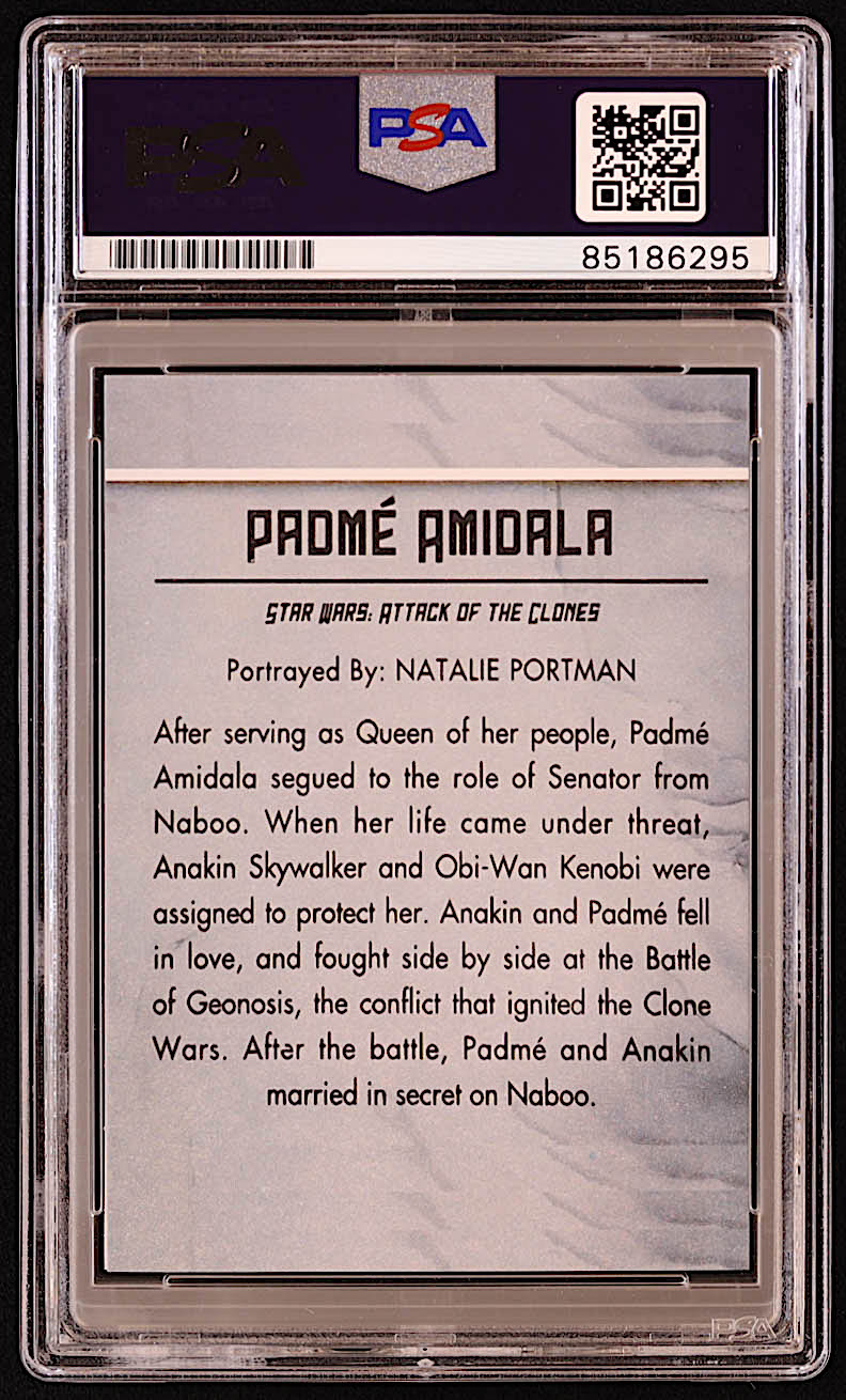 Natalie Portman as Padme Amidala Star Wars Cut Signature #NNO (PSA) at PristineAuction.com Natalie Portman as Padme Amidala Star Wars Cut Signature #NNO (PSA) at PristineAuction.com