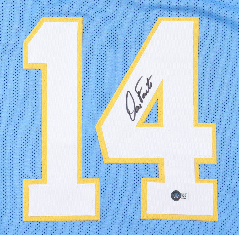 Dan Fouts Signed Jersey (Beckett) at PristineAuction.com Dan Fouts Signed Jersey (Beckett) at PristineAuction.com