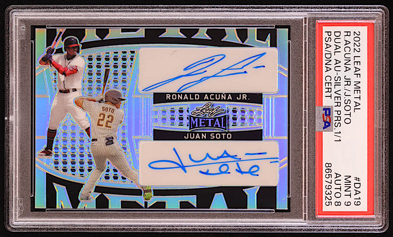 スポーツ選手 JUAN SOTO / RONALD ACUNA JR. DUAL AUTO スポーツ選手