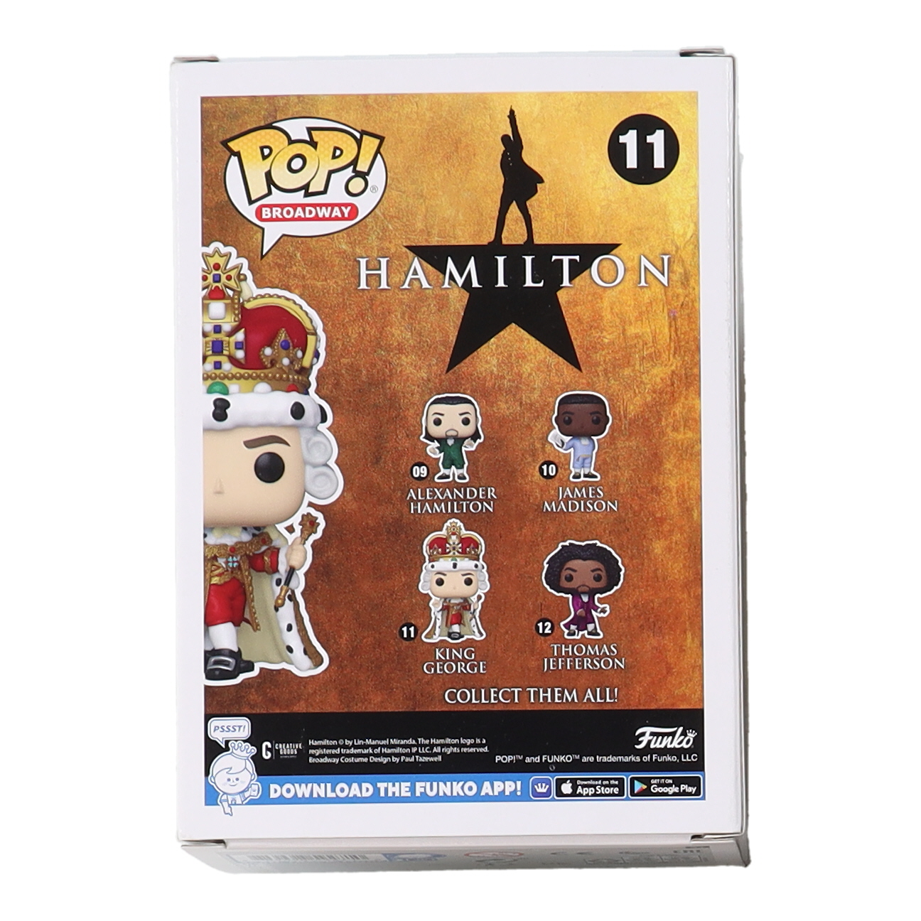 Jonathan Groff Signed "Hamilton" #11 King George Funko Pop! Vinyl Figure (ACOA) at PristineAuction.com Jonathan Groff Signed "Hamilton" #11 King George Funko Pop! Vinyl Figure (ACOA) at PristineAuction.com
