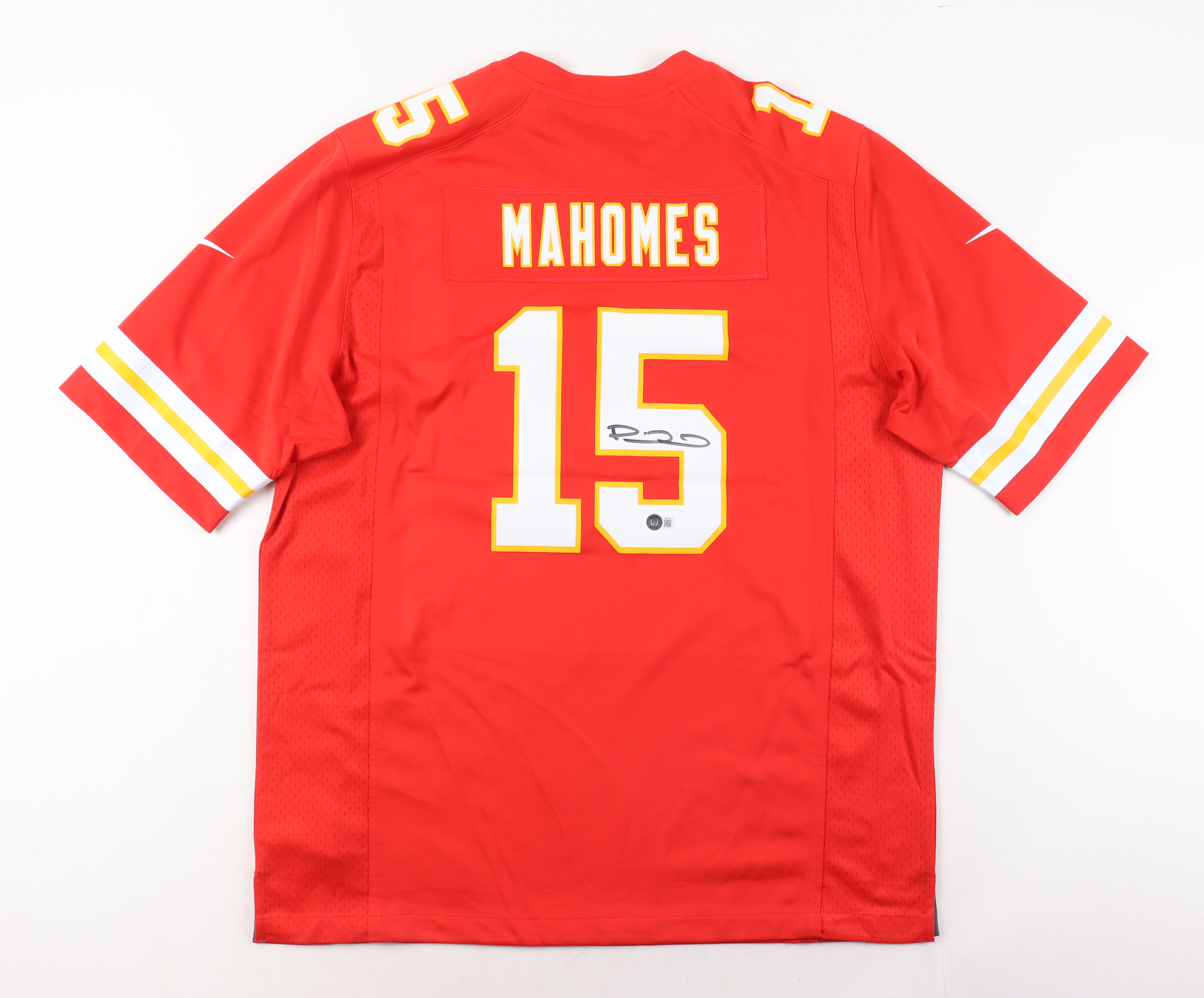 Patrick Mahomes II Signed Chiefs Nike Jersey (Beckett) at PristineAuction.com Patrick Mahomes II Signed Chiefs Nike Jersey (Beckett) at PristineAuction.com