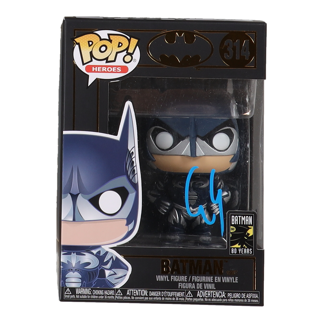George Clooney Signed "Batman" #314 Batman Funko Pop! Vinyl Figure (Beckett) at PristineAuction.com George Clooney Signed "Batman" #314 Batman Funko Pop! Vinyl Figure (Beckett) at PristineAuction.com