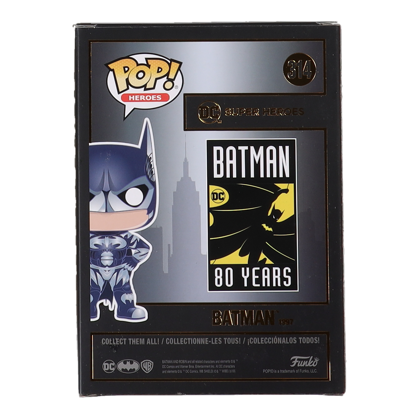 George Clooney Signed "Batman" #314 Batman Funko Pop! Vinyl Figure (Beckett) at PristineAuction.com George Clooney Signed "Batman" #314 Batman Funko Pop! Vinyl Figure (Beckett) at PristineAuction.com