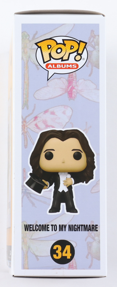 Alice Cooper Signed "Welcome To My Nightmare" #34 Alice Cooper Funko Pop! Albums Vinyl Figure (Beckett) at PristineAuction.com Alice Cooper Signed "Welcome To My Nightmare" #34 Alice Cooper Funko Pop! Albums Vinyl Figure (Beckett) at PristineAuction.com