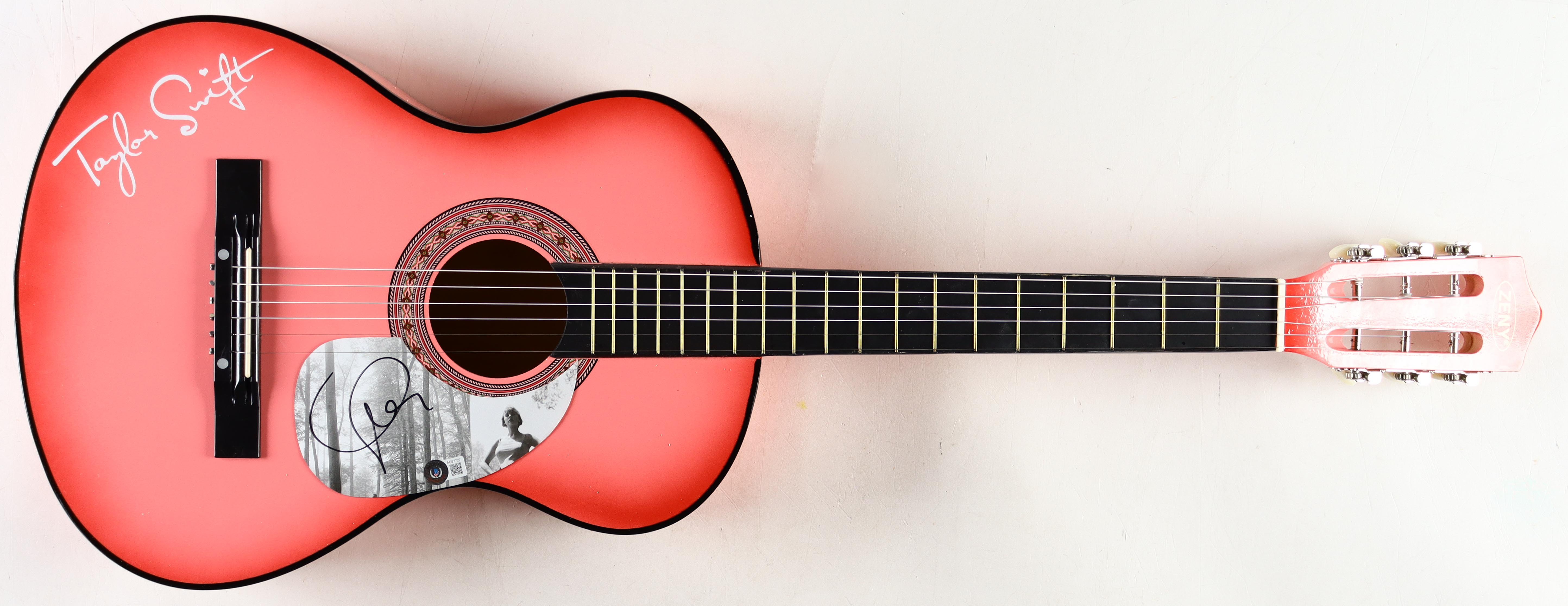 Taylor Swift Signed 38" Acoustic Guitar (Beckett) at PristineAuction.com Taylor Swift Signed 38" Acoustic Guitar (Beckett) at PristineAuction.com