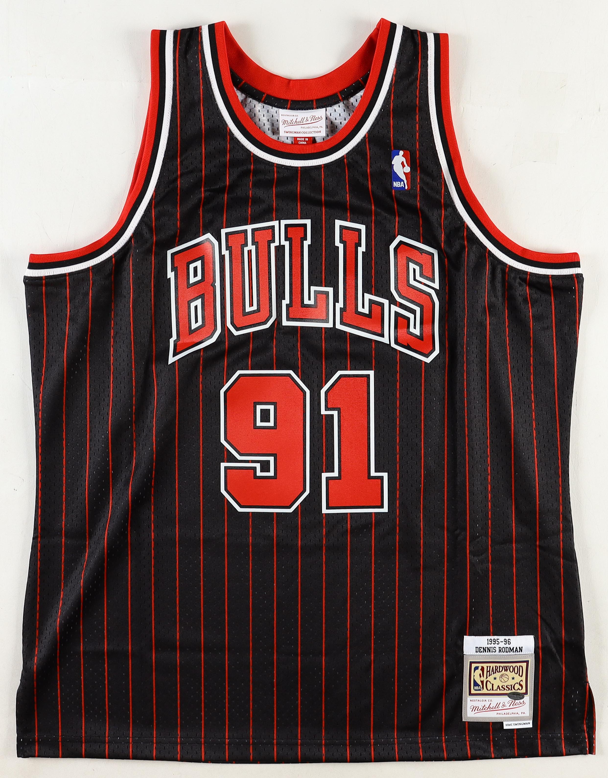 Dennis Rodman Signed Bulls Jersey (Schwartz) at PristineAuction.com Dennis Rodman Signed Bulls Jersey (Schwartz) at PristineAuction.com