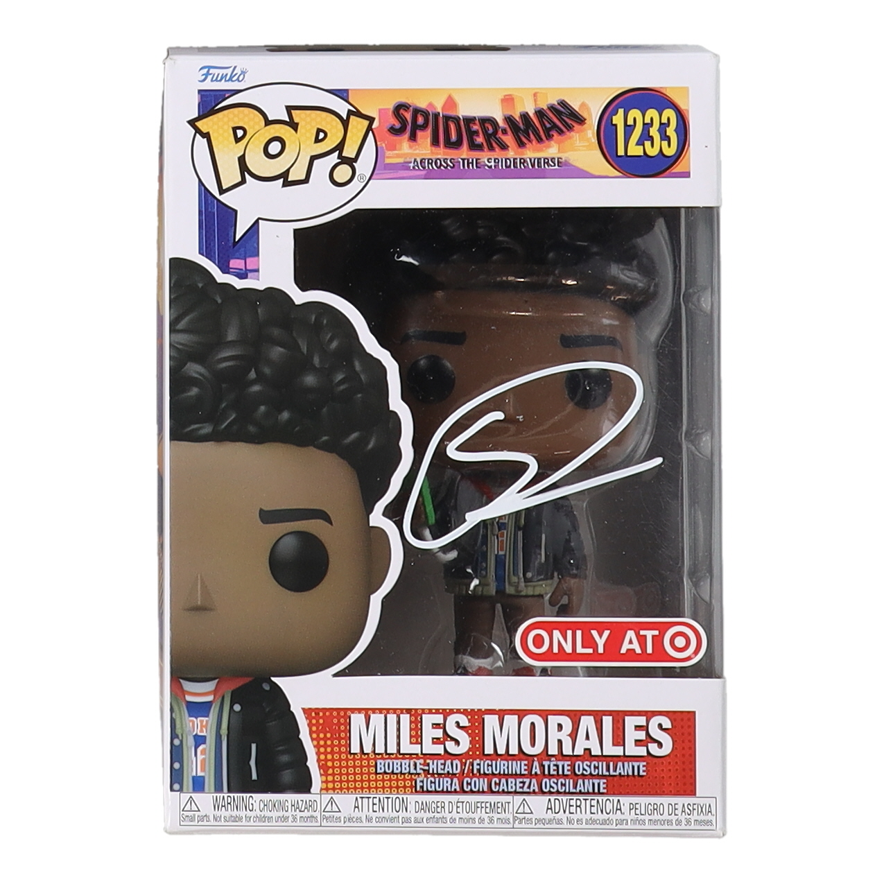 Shameik Moore Signed "Spider-Man: Across The Spiderverse" #1233 Miles Morales Funko Pop! Vinyl Figure (JSA) at PristineAuction.com Shameik Moore Signed "Spider-Man: Across The Spiderverse" #1233 Miles Morales Funko Pop! Vinyl Figure (JSA) at PristineAuction.com