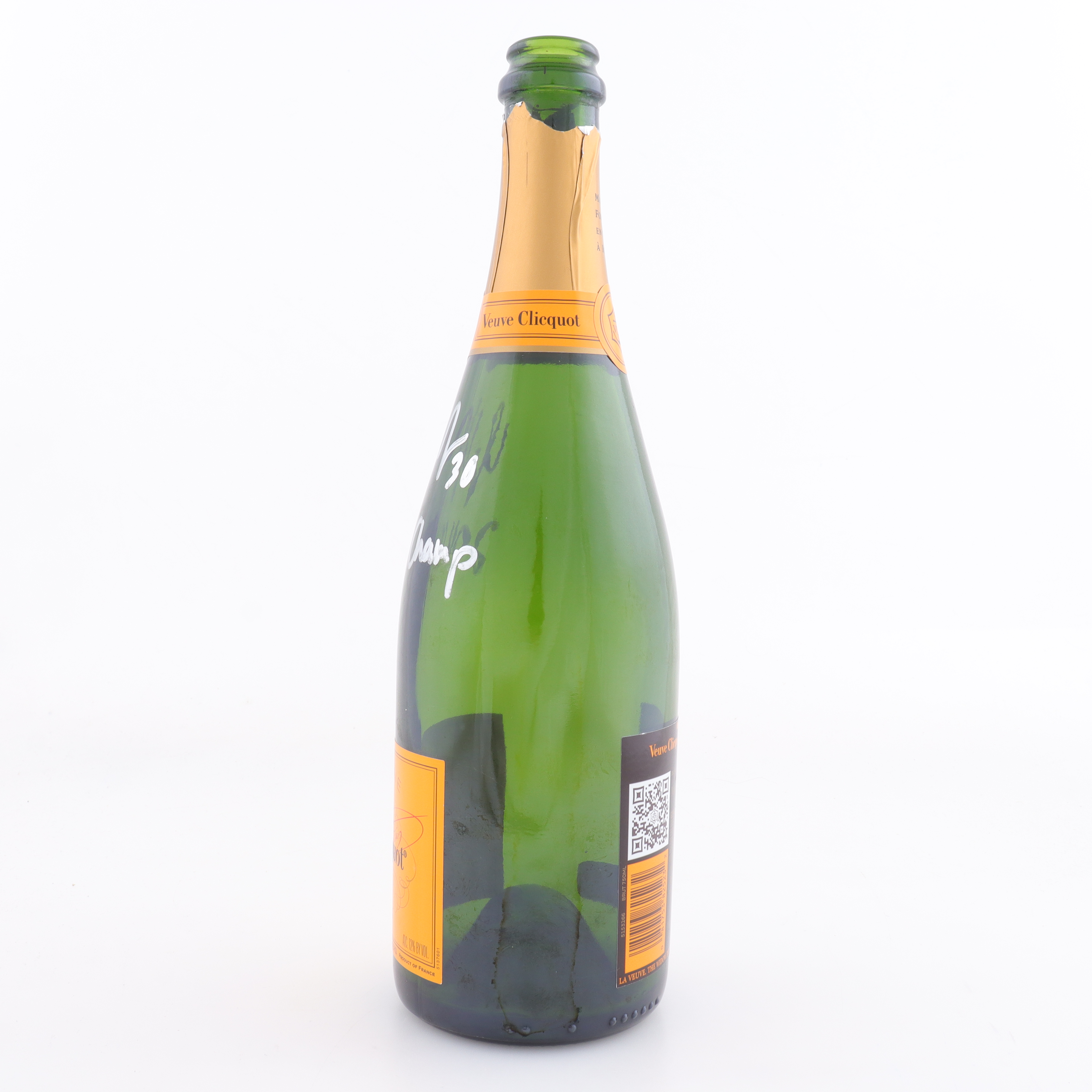 Tim Thomas Signed Veuve Clicquot Champagne Bottle Inscribed "2011 SC Champ" (YSMS) at PristineAuction.com Tim Thomas Signed Veuve Clicquot Champagne Bottle Inscribed "2011 SC Champ" (YSMS) at PristineAuction.com