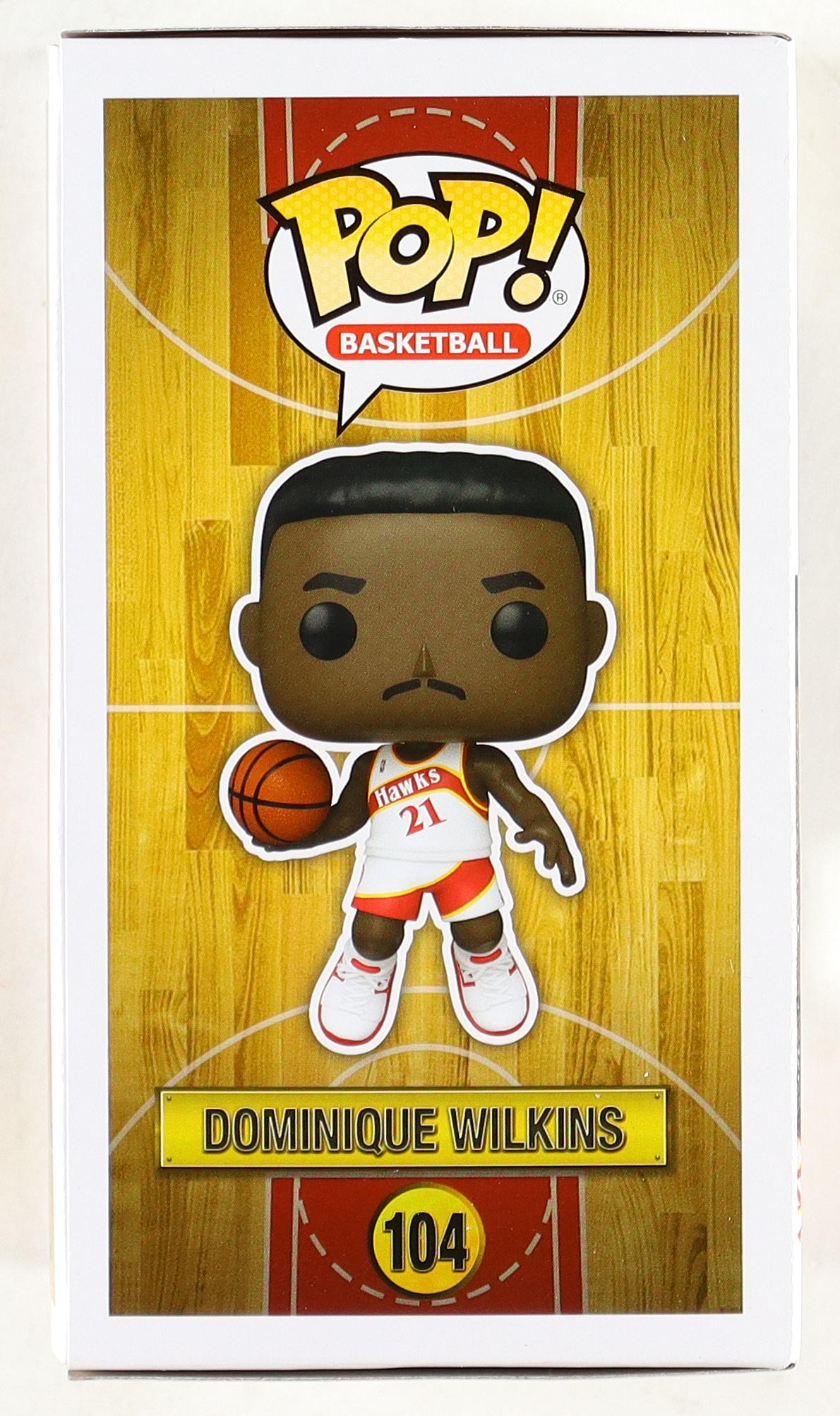 Dominique Wilkins Signed Hawks #104 Funko Pop! Vinyl Figure (JSA) at PristineAuction.com Dominique Wilkins Signed Hawks #104 Funko Pop! Vinyl Figure (JSA) at PristineAuction.com