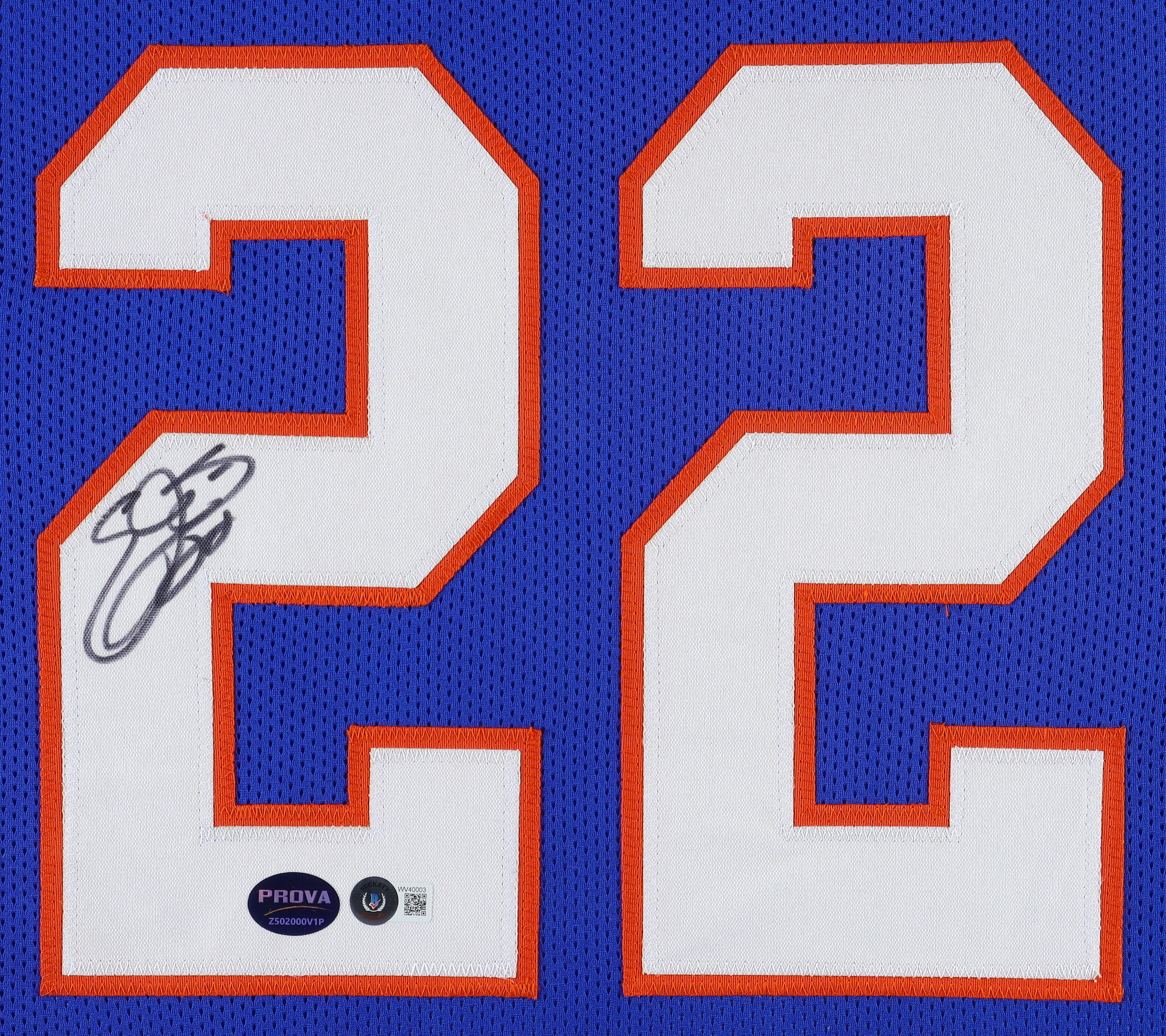 Emmitt Smith Signed Custom Framed Jersey Display (Prova & Beckett) at PristineAuction.com Emmitt Smith Signed Custom Framed Jersey Display (Prova & Beckett) at PristineAuction.com