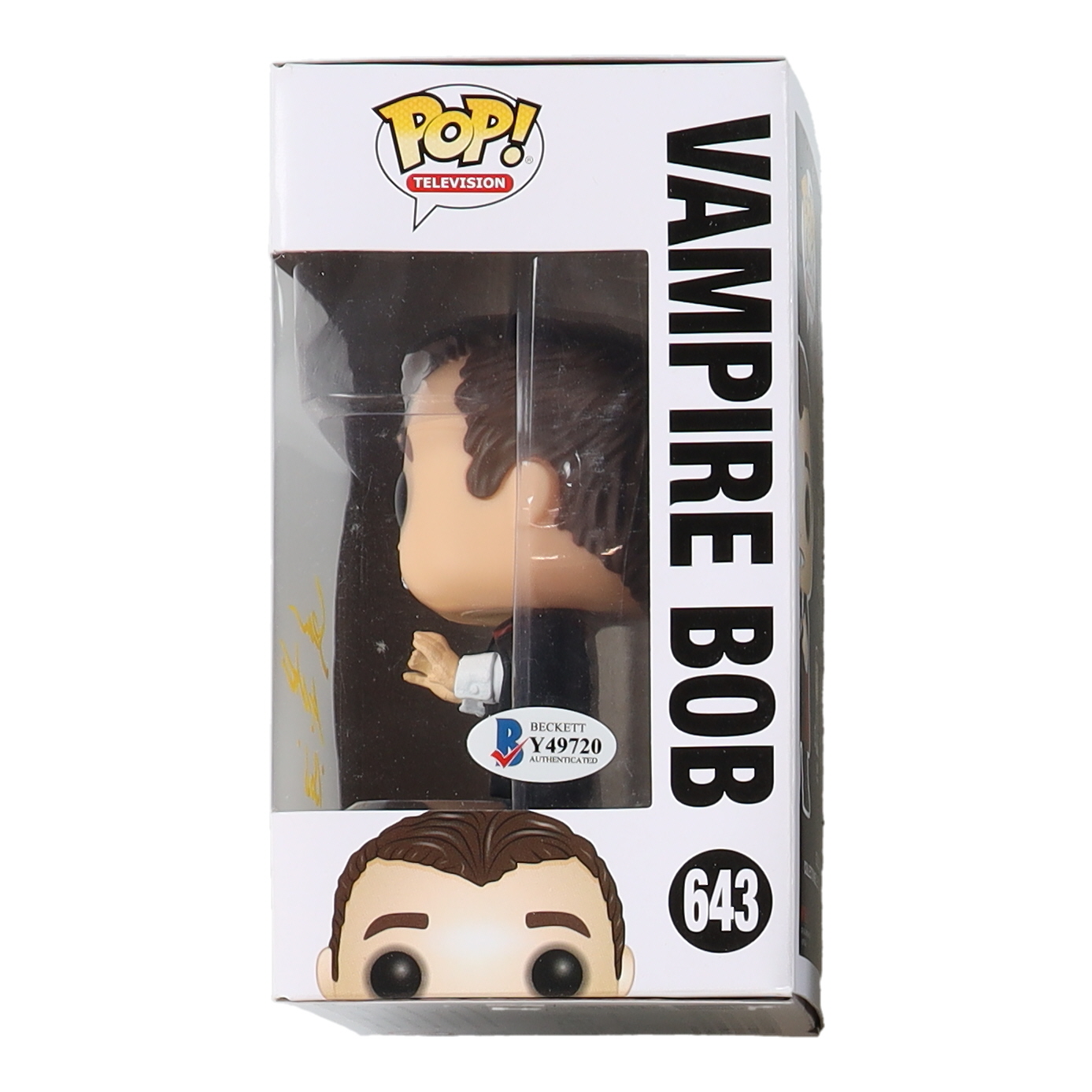 Sean Astin Signed "Netflix: Stranger Things" #643 Vampire Bob Funko Pop! Vinyl Figure Inscribed "Bob" (Beckett) at PristineAuction.com Sean Astin Signed "Netflix: Stranger Things" #643 Vampire Bob Funko Pop! Vinyl Figure Inscribed "Bob" (Beckett) at PristineAuction.com