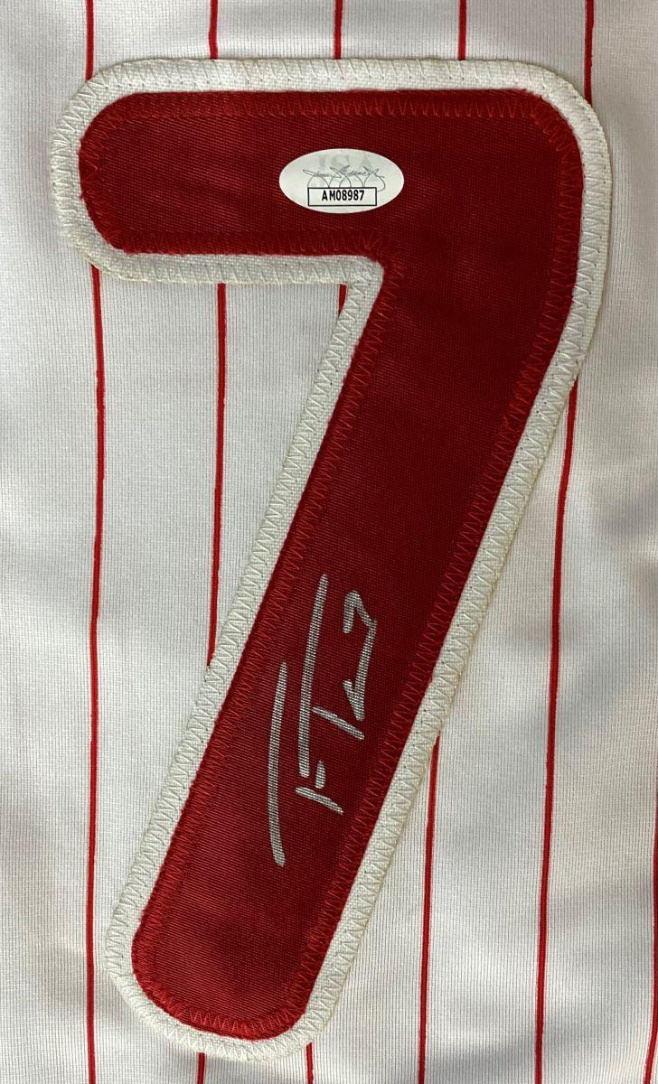 Trea Turner Signed Jersey (JSA) at PristineAuction.com Trea Turner Signed Jersey (JSA) at PristineAuction.com