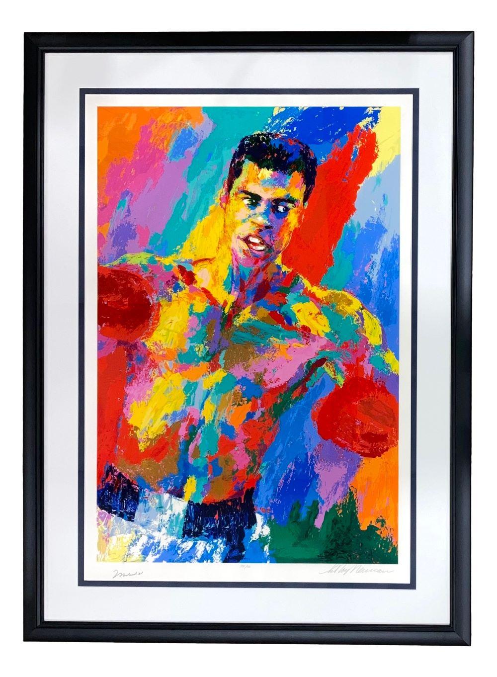 Muhammad Ali & LeRoy Neiman Signed Custom Framed Serigraph (JSA) at PristineAuction.com Muhammad Ali & LeRoy Neiman Signed Custom Framed Serigraph (JSA) at PristineAuction.com