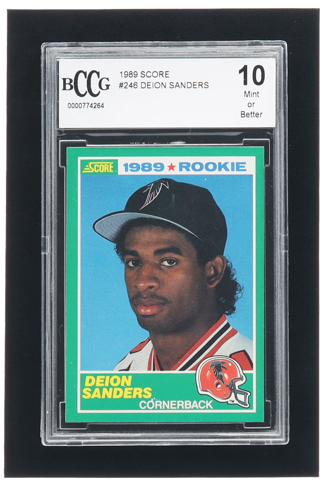 Deion Sanders 1989 Score #246 RC (BCCG 10) at PristineAuction.com Deion Sanders 1989 Score #246 RC (BCCG 10) at PristineAuction.com