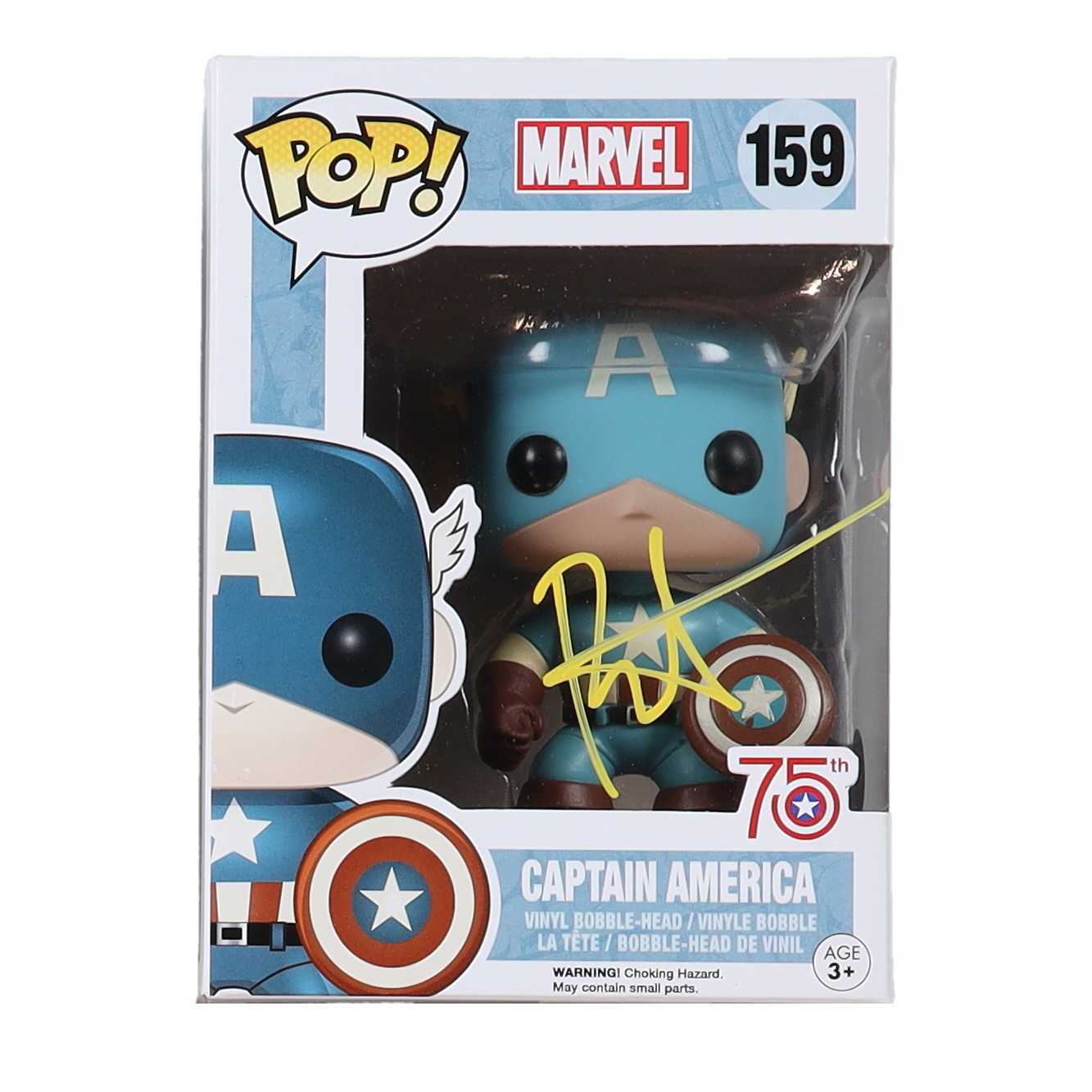 Roger Craig Smith Signed "Marvel" #159 Captain America Funko Pop! Vinyl Figure (Beckett) at PristineAuction.com Roger Craig Smith Signed "Marvel" #159 Captain America Funko Pop! Vinyl Figure (Beckett) at PristineAuction.com