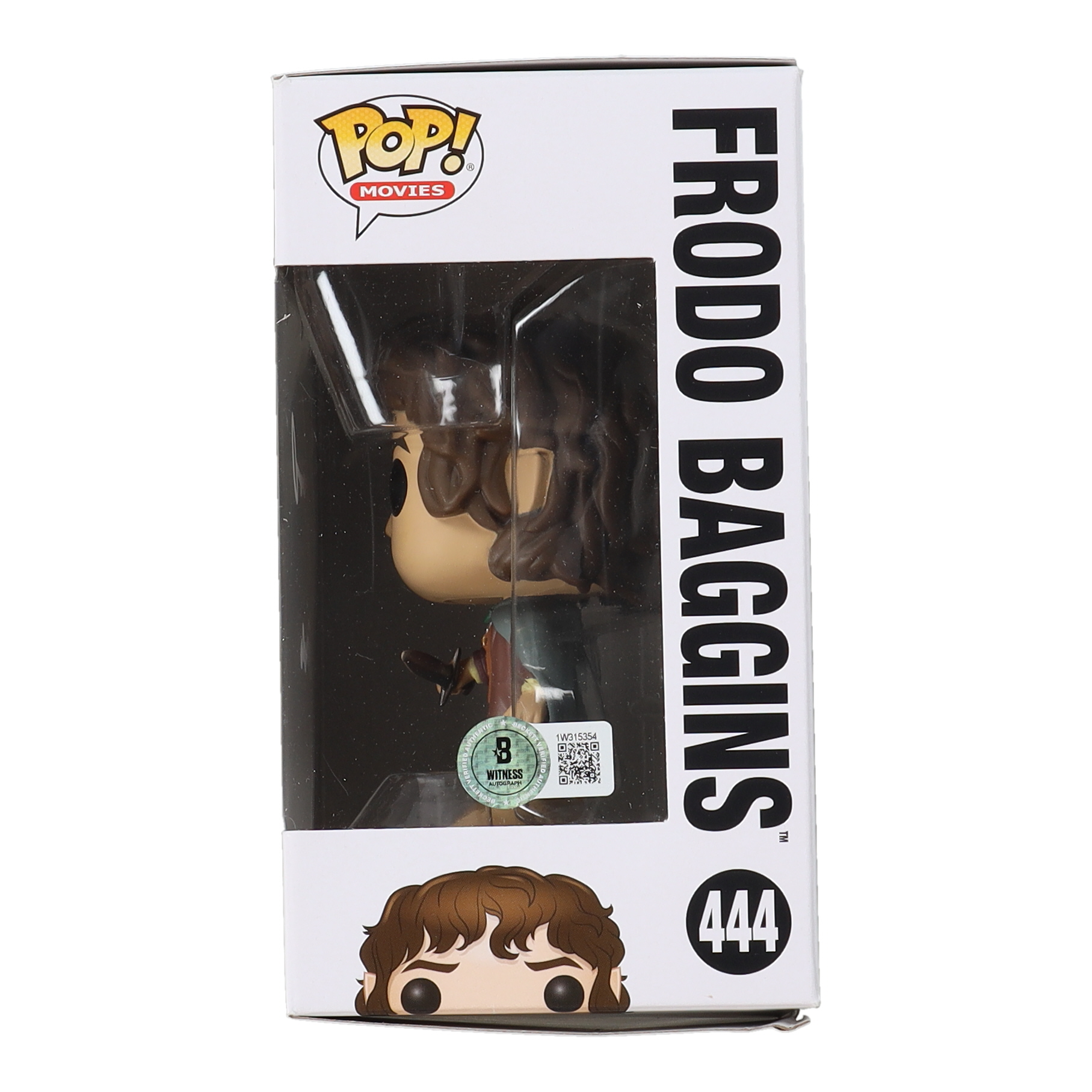 Elijah Wood Signed "Lord of the Rings" #444 Frodo Baggins Funko Pop! Vinyl Figure (Beckett) at PristineAuction.com Elijah Wood Signed "Lord of the Rings" #444 Frodo Baggins Funko Pop! Vinyl Figure (Beckett) at PristineAuction.com