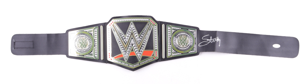 Sting Signed WWE World Heavyweight Championship Belt (JSA) at PristineAuction.com Sting Signed WWE World Heavyweight Championship Belt (JSA) at PristineAuction.com