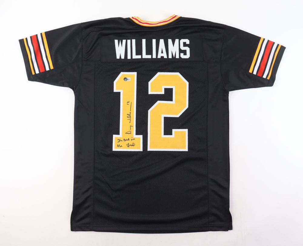 Doug Williams Signed Jersey Inscribed "The Best In The Land" (Beckett) at PristineAuction.com Doug Williams Signed Jersey Inscribed "The Best In The Land" (Beckett) at PristineAuction.com