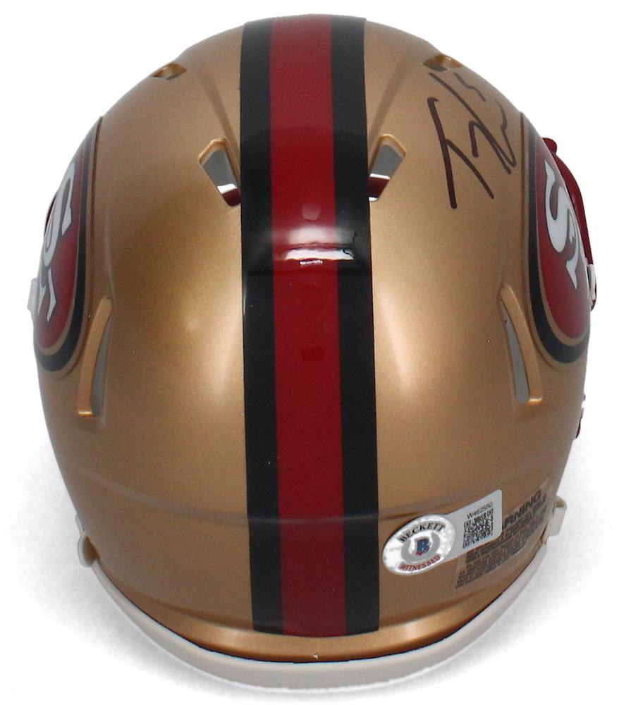 Trey Lance Signed 49ers Speed Mini Helmet (Beckett) at PristineAuction.com Trey Lance Signed 49ers Speed Mini Helmet (Beckett) at PristineAuction.com