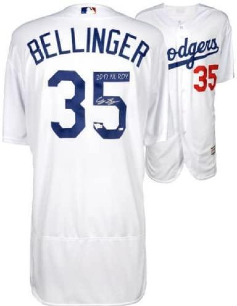 Cody Bellinger Signed Dodgers Jersey Inscribed "2017 NL ROY" (Fanatics & MLB) Pristine Auction