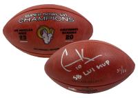 Cooper Kupp Signed LE Official NFL "The Duke" Super Bowl LVI Logo Game Ball Football Inscribed "SB LVI MVP" (Fanatics) at PristineAuction.com