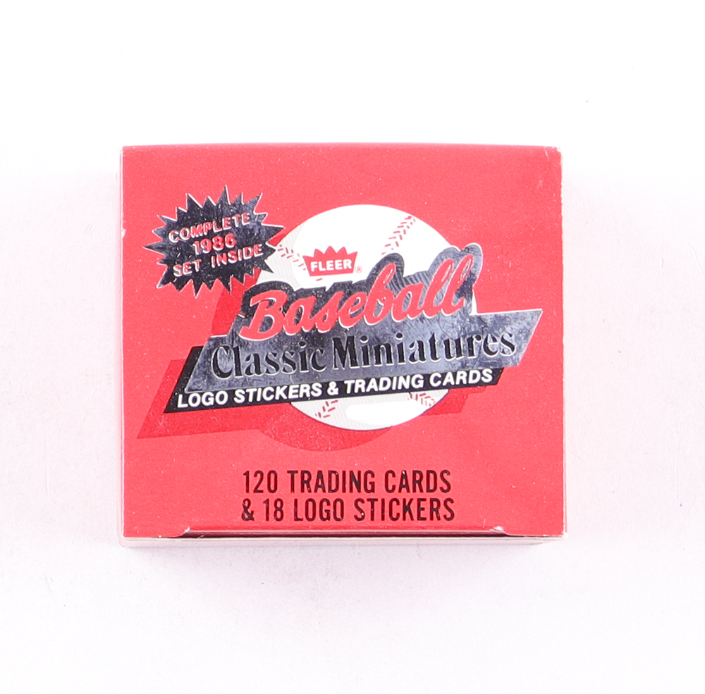 1986 Fleer Mini Baseball Complete Set of (120) Cards with Cal Ripken #59, Nolan Ryan #65, Tony Gwynn #69, Roger Clemens #73 at PristineAuction.com 1986 Fleer Mini Baseball Complete Set of (120) Cards with Cal Ripken #59, Nolan Ryan #65, Tony Gwynn #69, Roger Clemens #73 at PristineAuction.com