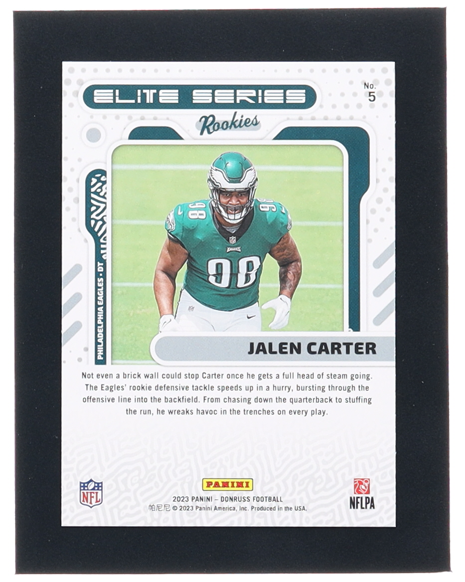Jalen Carter 2023 Donruss The Elite Series Rookies #5 RC at PristineAuction.com Jalen Carter 2023 Donruss The Elite Series Rookies #5 RC at PristineAuction.com